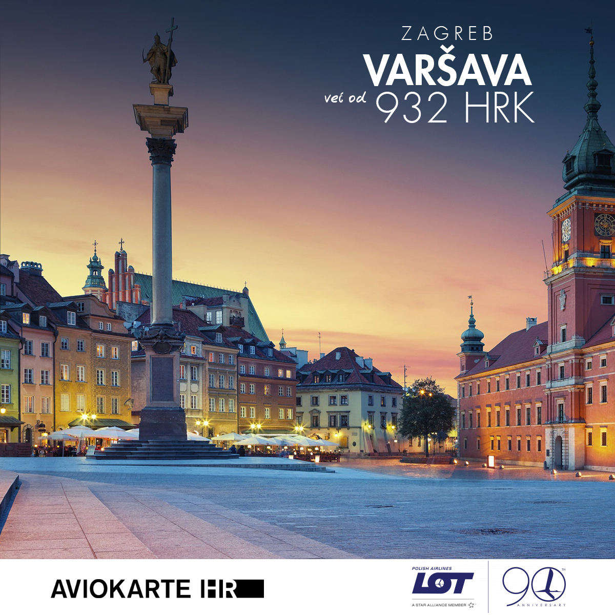 Varšava vizual, Varšava već od 1400 kuna, Varšava jeftine avio karte, putovanje za Varšava